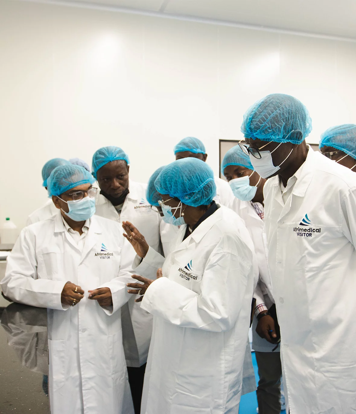 DG of NAFDAC visit to Afrimedical Syringe Factory