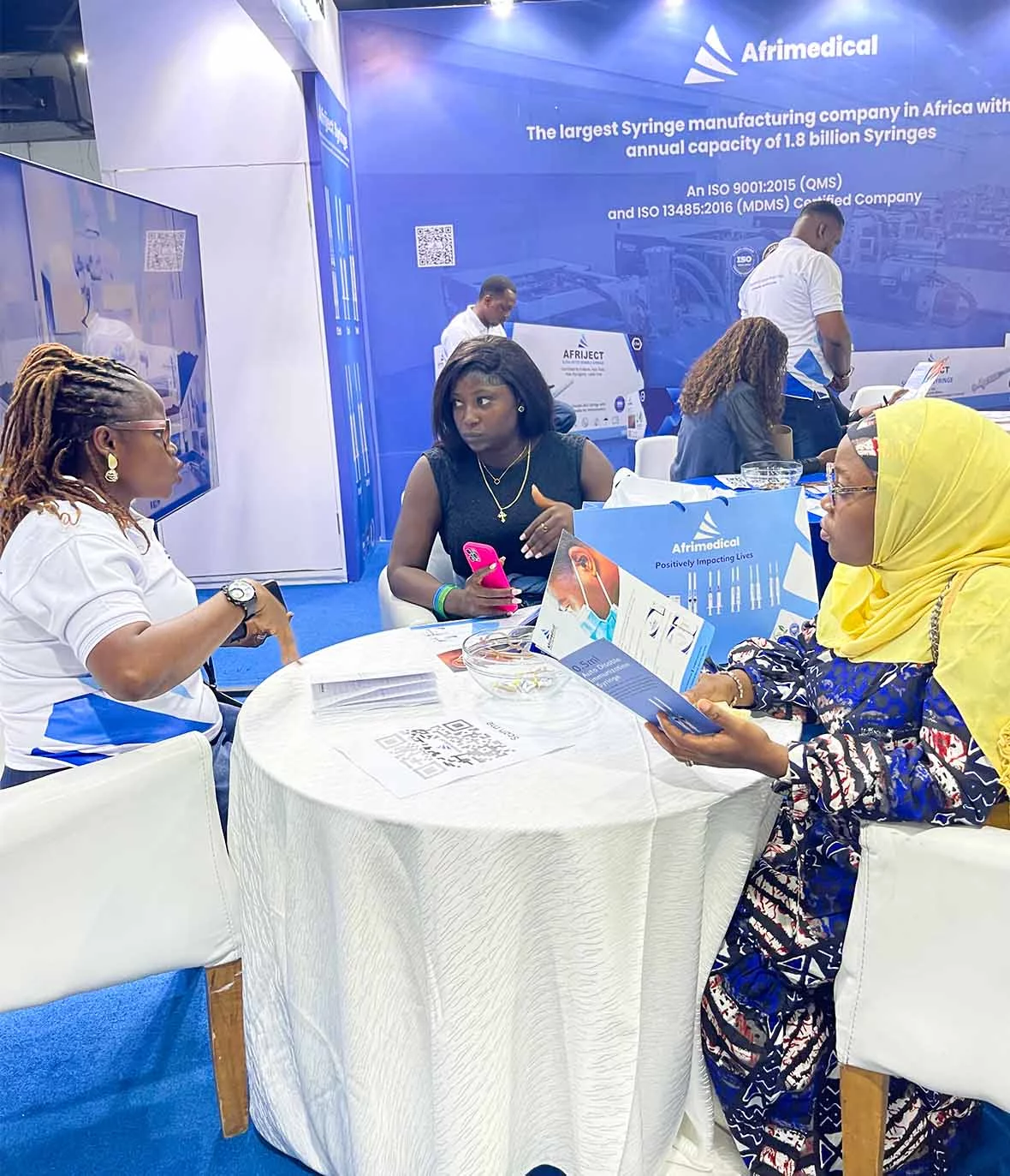 After a Show-Stopping Performance: Afrimedical Manufacturing and Supplies Afriject Syringes Emerges as the Standout Star of the Medic West Africa 2024 Exhibition.